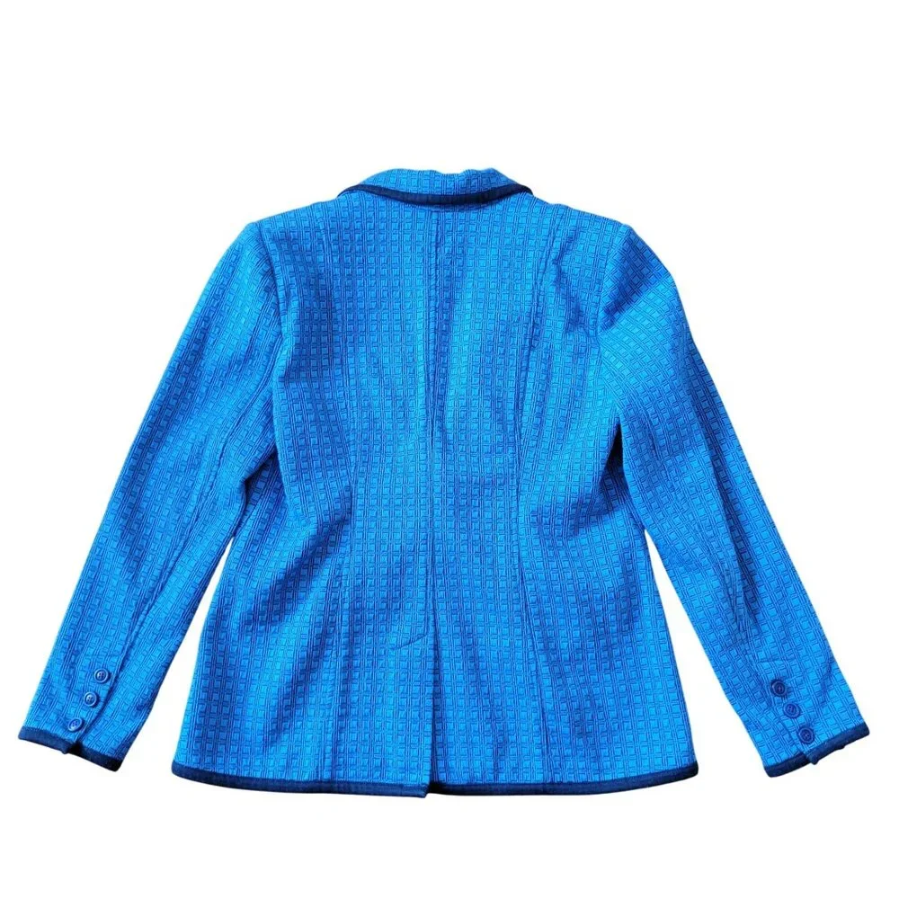 CAbi Blue Textured Blazer